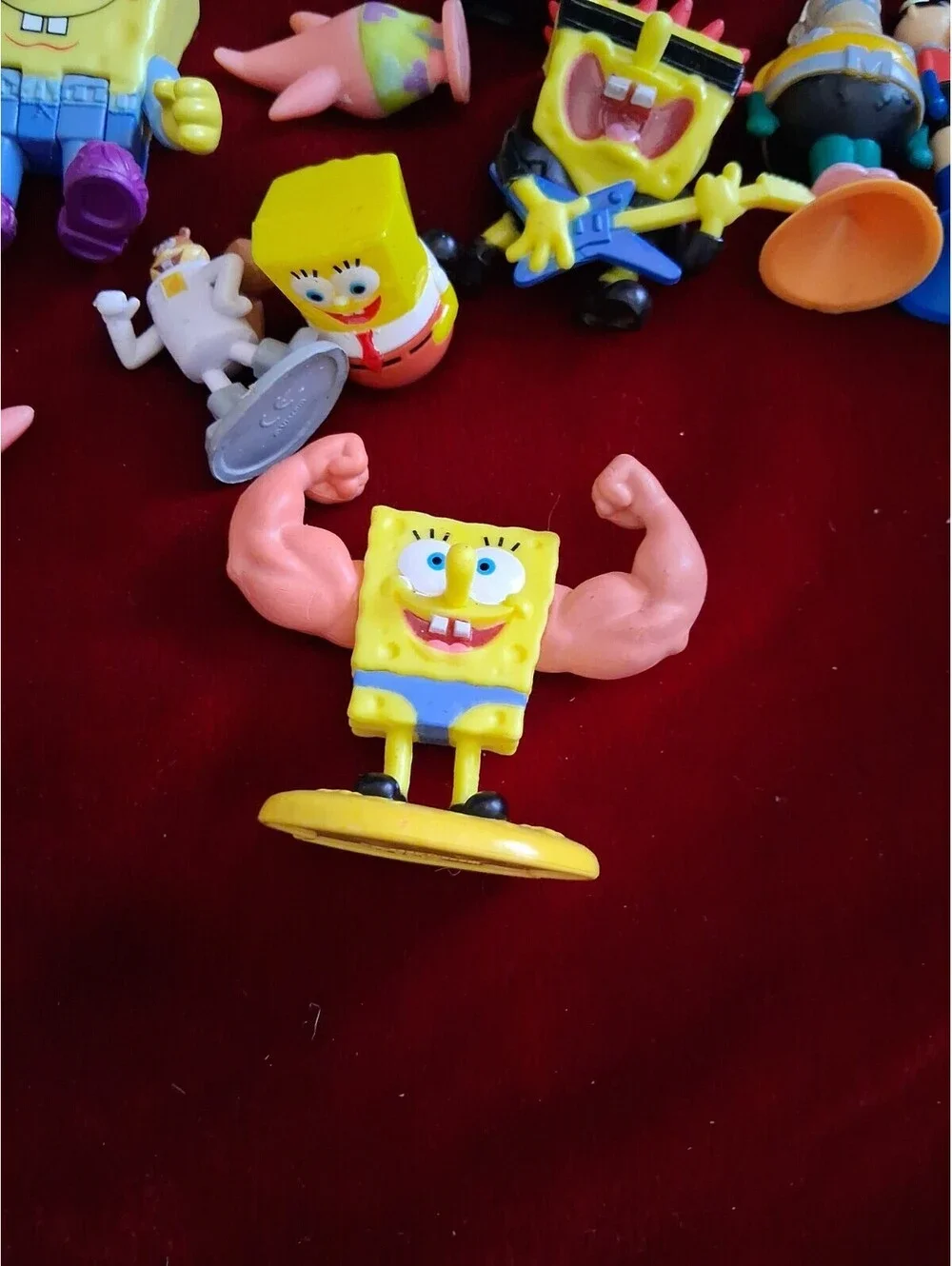 Huge Mixed Lot Of 24 SpongeBob SquarePants Figures, Fast Food Toys Patrick